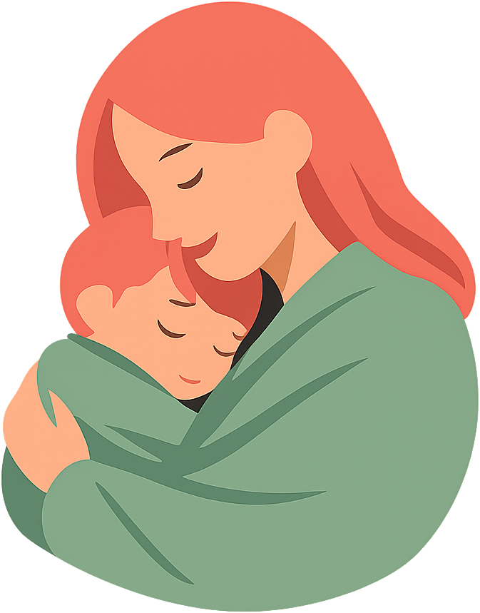 Jaan mother and child